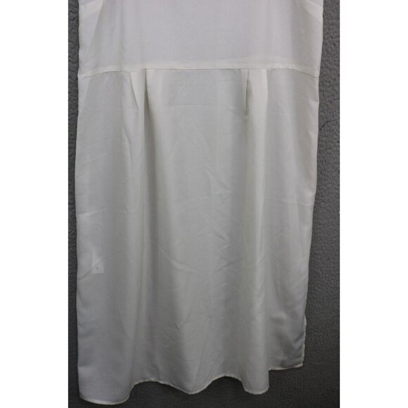 Slip Dress Empire Waist Side Slits-Size Small - Picture 2 of 8